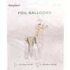 PartyDeco Fóliový balón Lama 39 x 61 cm