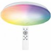 Stropné svetlo Solight LED smart stropné svetlo Wave, 30W, 2300lm, wifi, RGB + CCT, diaľkové ovládanie (WO792)
