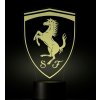 Beling Detská lampa, Ferrari logo, 7 farebná QS208