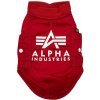 Alpha Industries MA-1 Dog Jacket Backprint Bunda pre psa Červená XL