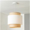 | Brilagi - Závesné svietidlo na lanku CERIA 1xE27/40W/230V pr. 30 cm béžová/biela | EG300171+EG781085