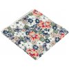 Quentino Barevný pánský kapesníček s květy PKSBA06
