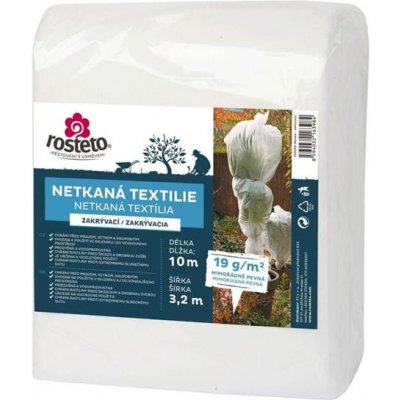 ROSTETO Netkaná textília zakrývacia Neotex ROSTETO 19g 3,2x10m biela