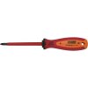 UNIOR skrutkovač - SCREWDRIVER VDE TBI PH0 x 60 - červená