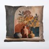 Takoy Obliečka na vankúš 45x45 nepremokavý polyester zlaté vázy 2-HT-00338 | 45 x 45 cm