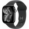 Apple Watch Series 11 GPS + Cellular 46mm Jet Black Alu Case, Black Sport Band M/L EU MFC44