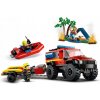 LEGO® City 60412 Hasičské auto 4x4 a záchranný čln