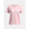Dievčenské tričko Under Armour UA BIG LOGO SS Ružová YLG