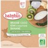 3+1 zadarmo - Babybio Desiata s kokosovým mliekom kiwi a banán 4 x 85 g - Kokos, Banán