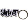 Slipknot Black Logo White Border Kľúčenka
