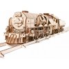Ugears 3D puzzle Lokomotiva V-Express s vagónem 538 ks