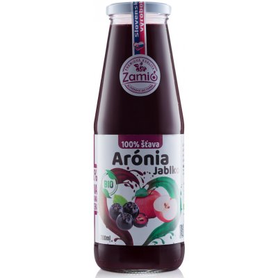 Zamio 100% ovocná šťava Bio Arónia Bio Jablko 700 ml