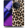Picasee silikónový čierny obal pre OnePlus 11 5G - Brown Tiger