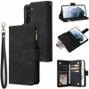 Multifunkčné peňaženkové puzdro na Samsung Galaxy S22 5G - Čierna