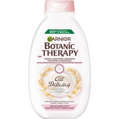 Garnier, Botanic Therapy Oat Delicacy uplifting šampón na jemné vlasy a pokožku hlavy 400 ml