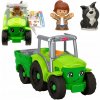 TRAKTOR FISHER PRICE LITTLE PEOPLE INTERAKTÍVNA HRAČKA + 2 FIGÚRKY JGX12