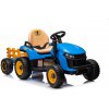 Lean Cars elektrický traktor s vlečkou BBH-030 na diaľkové ovládanie modrá