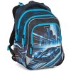 Bagmaster LUMI 26 C školní batoh – auto Modrá 23 l 230403