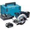 Makita DSS610RTJ Aku okružná píla 165mm Li-ion LXT 18V/5,0 Ah, Makpac