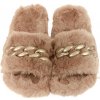 Dámske hnedé papuče FILIPA