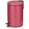 KELA Kozmetický kôš 3 l MATS červená KL-23618