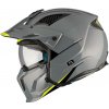 MT Helmets Streetfighter SV S Solid A1 šedá lesklá - M - 57-58 cm