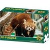 Puzzle 3D Panda červená 100 dielikov