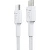 *Green Cell Bílý kabel USB-C typu C 30 cm Green Cell PowerStream, napájení 60 W, rychlé nabíjení 3.0 (Bílý kabel GC PowerStream USB-C - USB-C o délce 30 cm s podporou rychlého nabíjení ve standardu Po