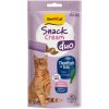 GimCat Snack Cream Duo tuniak a tráva 6 x 15 g