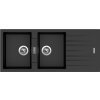 Sinks PERFECTO 1160 DUO metalblack