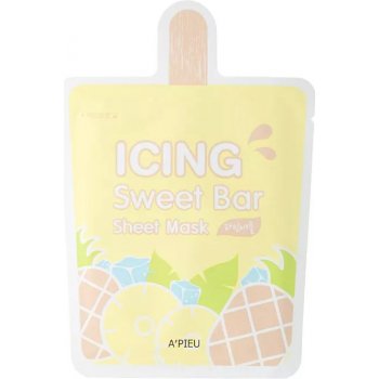 A'pieu Icing Sweet Bar Sheet Mask Pineapple Тextílna maska na tvár 21 g