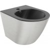 MEXEN - Lena bidet závesný, čierna mat/strieborná vzor 35224873