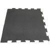 Gumová záťažová podlaha (puzzle - okraj) FLOMA RT10 - dĺžka 63 cm, šírka 63 cm, výška 0,9 cm
