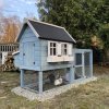 Kurin pre sliepky Gaby 210 cm x 110 cm x 145 cm modrý Veľkosť výbehu: 2,8 m