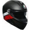 Prilba AGV SPORTMODULAR Layer čierno-bielo-červená