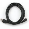 GEM Gembird CCP-MUSB2-AMBM-1M USB 2.0 Micro-USB B USB A kábel čierny