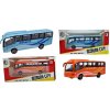 Autobus kovový 3farby - biela