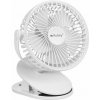 MG Clip bezdrôtový stolný ventilátor, biely
