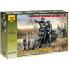 ZVEZDA Model Kit military 3632 - German R-12 Heavy Motorcycle with Rider (1:35)
