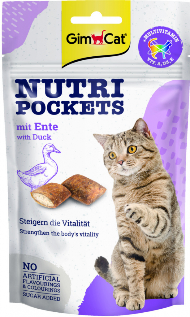 GimCat Nutri Pockets s kačicou 60 g