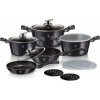 BerlingerHaus sada riadu s mramorovým povrchom 13ks BH-6886 Carbon PRO Line