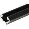 Čierny rohový hliníkový profil 45 ALU 2m