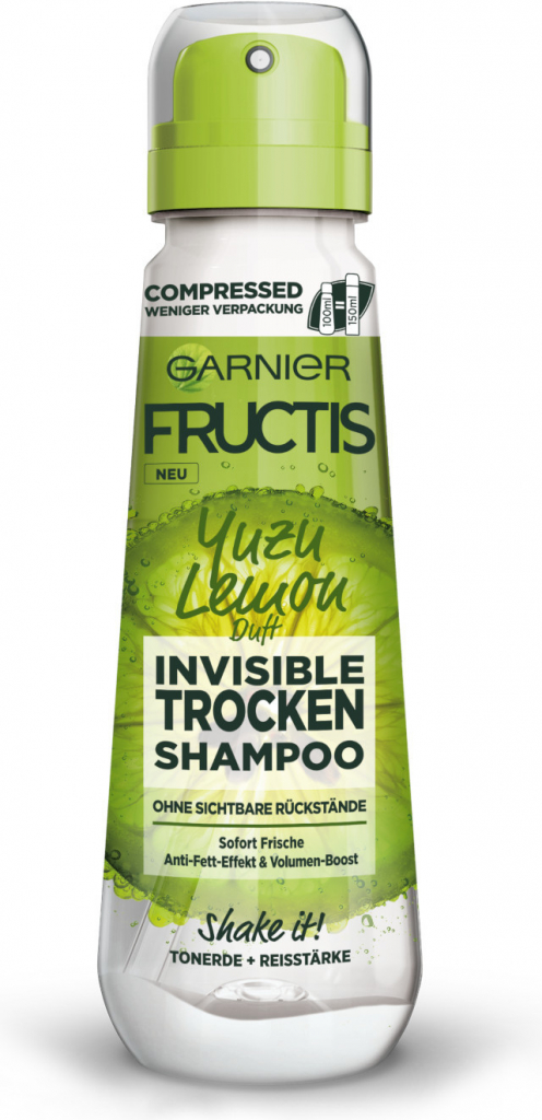 Garnier Fructis Yuzu Lemon Invisible Dry Shampoo 100 ml