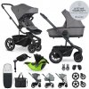 EASYWALKER Kočík kombinovaný Harvey5 Pebble Grey XXL AIR + KIDDY Evoluna i-size 2 + základňa VP-F188390