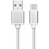 TB Touch USB - USB-C kabel, 2m, stříbrný AKTBXKUCSBA200V