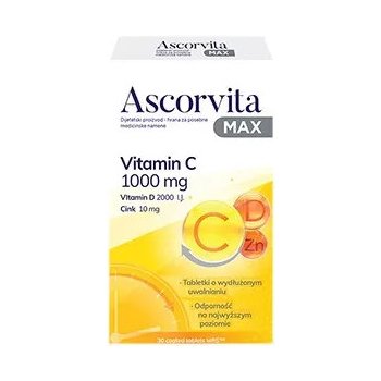 Ascorvita MAX 30 tabliet od 4,19 € - Heureka.sk