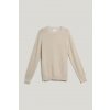 SVETER GANT COTTON PIQUE C-NECK LIGHT BEIGE MELANGE