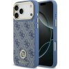 Kryt Guess Case iPhone 17 Pro Max s MagSafe Guhmp17Xp4Grmdeb (Pu W/ 4G Strass Logo) Blue