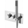 SAPHO - RHAPSODY podomietková sprchová termostatická batéria vrátane ručnej sprchy, 2/3 výstupy, chróm 5508