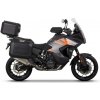 Kompletná sada čiernych hliníkových kufrov SHAD TERRA BLACK, 37L topcase 36L/47L bočné kufre, vrátane montážnej sady a platne SHAD KTM Super Adventure 1290 (R, S)